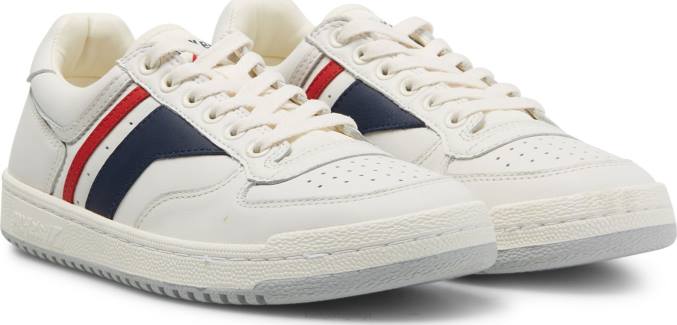 Keds skyhawk lo couro R28H255 calçados branco azul vermelho unissex