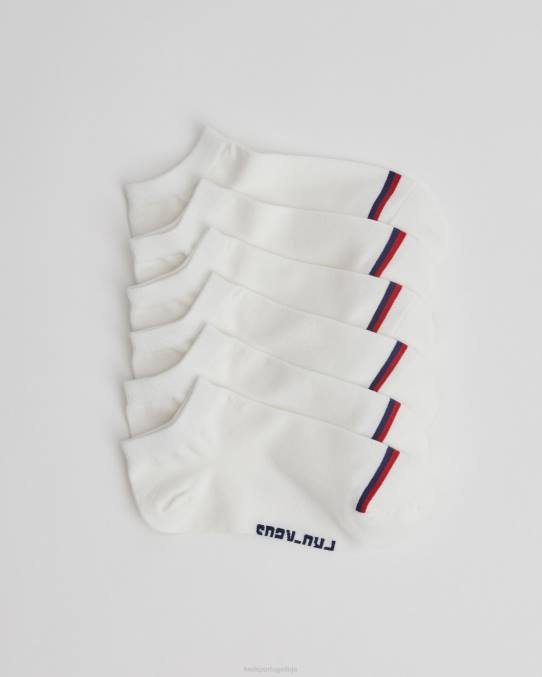 Keds 6 unidades de meias baixas para mostrar R28H253 acessórios branco Garotão