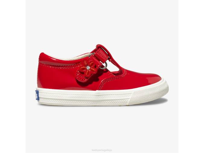 Keds tênis daphne patente R28H240 calçados macio Garotão