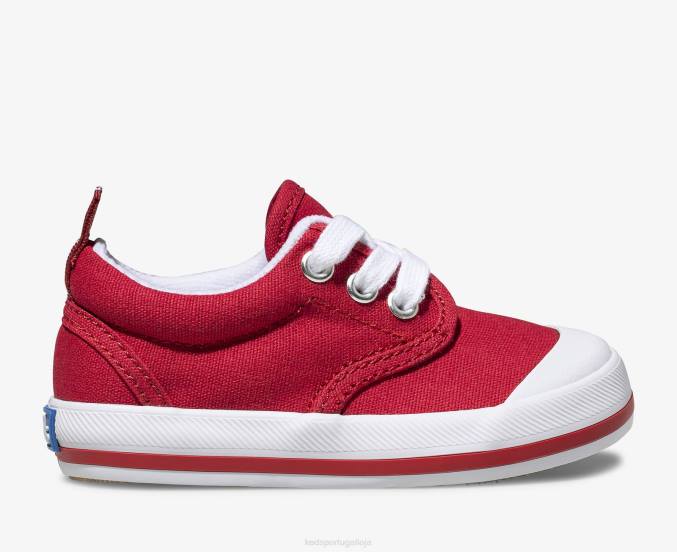 Keds tênis graham R28H243 calçados vermelho garotinho
