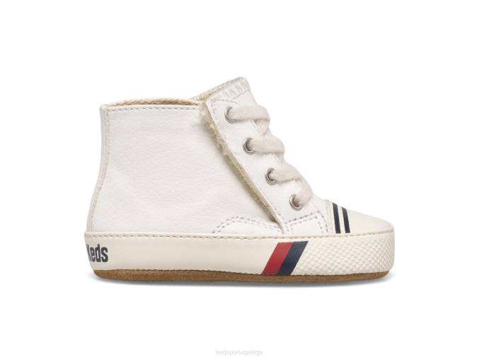 Keds tênis royal hi crib R28H267 calçados branco garotinho