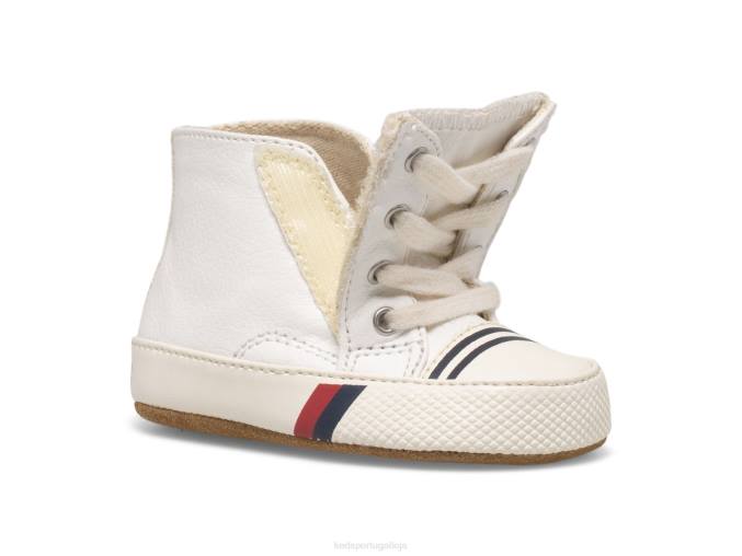 Keds tênis royal hi crib R28H267 calçados branco garotinho