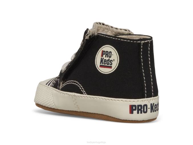 Keds tênis royal hi crib R28H268 calçados preto garotinho