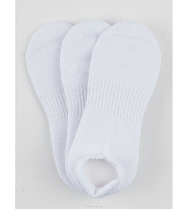 Keds 3 unidades de meias de forro acolchoadas de corte baixo R28H219 acessórios branco mulheres