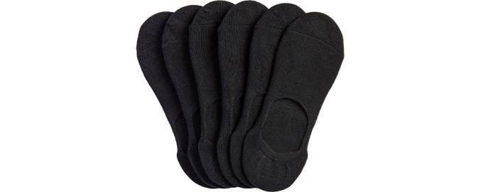 Keds 6 unidades de meias de forro de tênis clássicas R28H217 acessórios preto mulheres