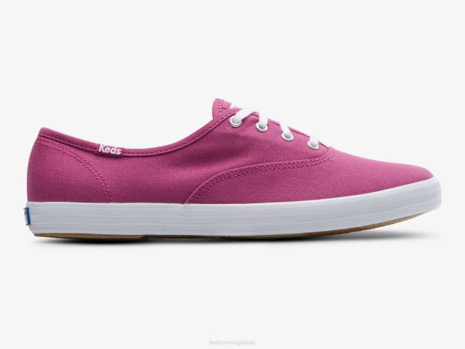 Keds façanha de campeão sapatilha de algodão orgânico R28H150 calçados roxo mulheres