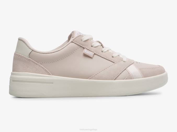 Keds o tênis de couro/camurça R28H99 calçados rosa claro branco mulheres