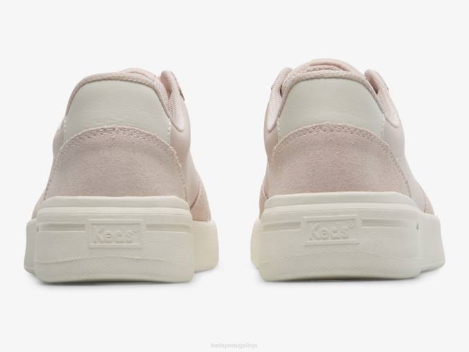 Keds o tênis de couro/camurça R28H99 calçados rosa claro branco mulheres