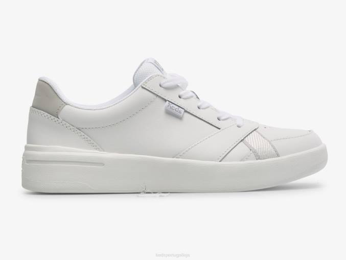 Keds o tênis de couro da corte R28H98 calçados branco mulheres