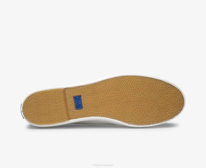 Keds sapatilha couro triple kick R28H134 calçados branco mulheres