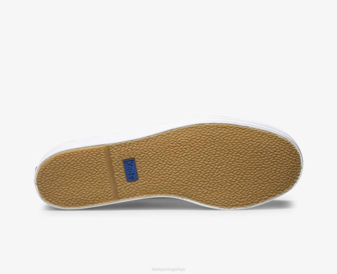 Keds sapatilha couro triple up R28H90 calçados branco mulheres