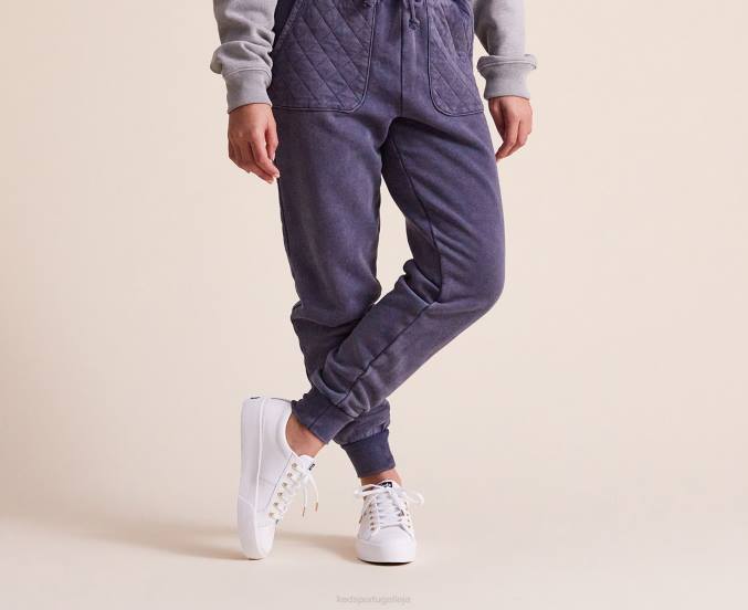 Keds sapatilha de couro jump kick duo R28H85 calçados branco mulheres