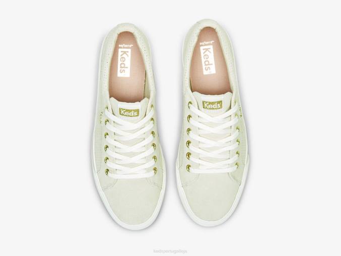 Keds sapatilha jump kick duo perf camurça R28H196 calçados luz rosa mulheres