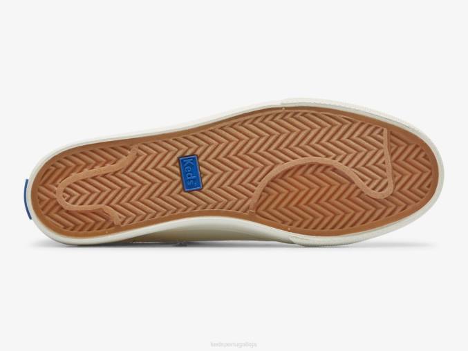 Keds sapatilha salto chute canelada gola quadrada R28H190 calçados branco multi mulheres