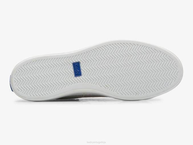 Keds tênis alley camurça deboss R28H198 calçados cinza claro mulheres