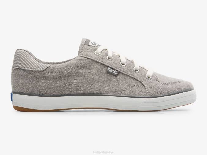 Keds tênis cambraia center iii R28H163 calçados cinza mulheres