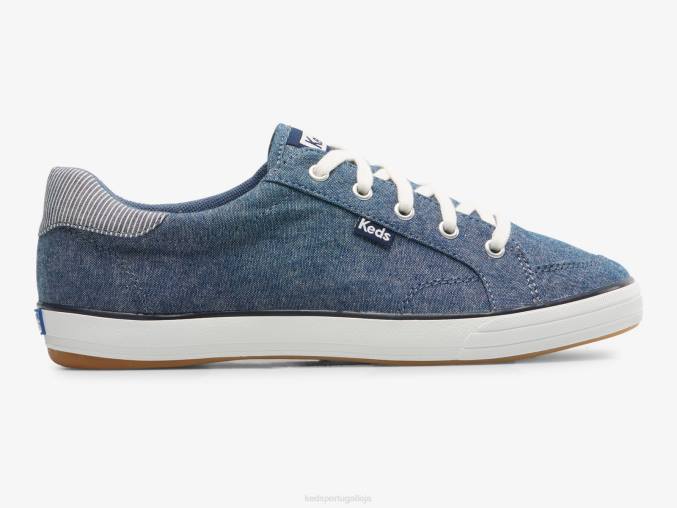 Keds tênis cambraia center iii R28H164 calçados marinha mulheres