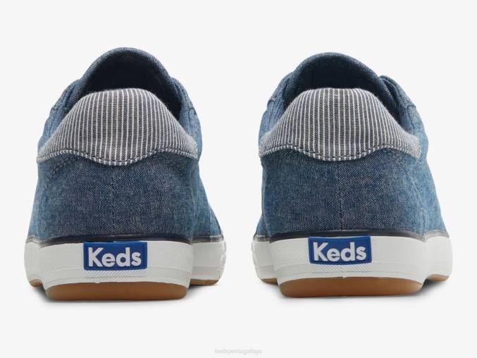 Keds tênis cambraia center iii R28H164 calçados marinha mulheres