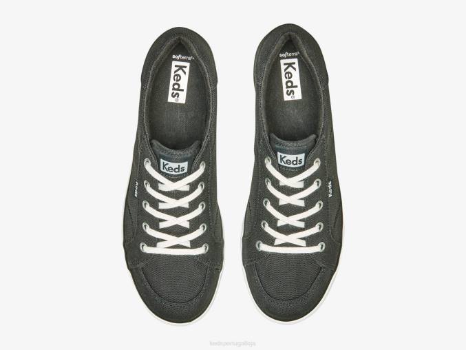 Keds tênis canvas center iii R28H77 calçados preto mulheres