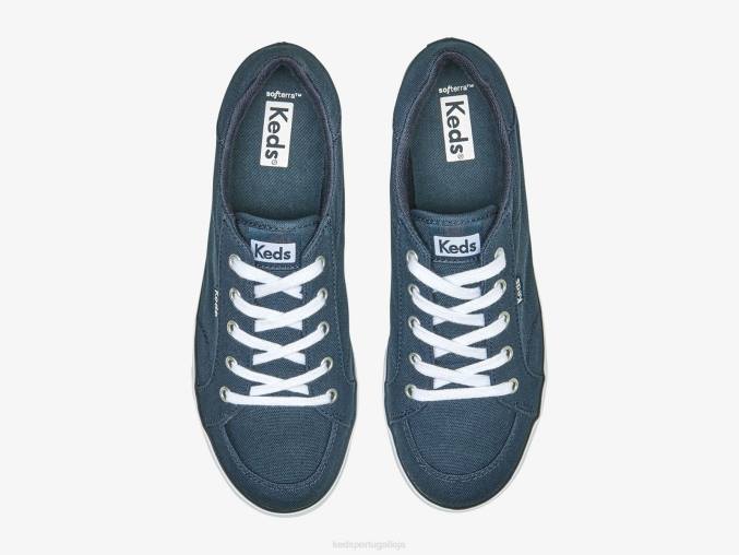 Keds tênis canvas center iii R28H80 calçados marinha mulheres