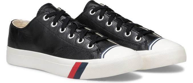 Keds tênis clássico de couro royal lo R28H135 calçados preto unissex