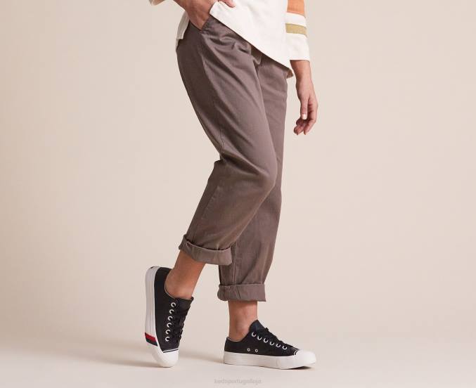 Keds tênis clássico de couro royal lo R28H135 calçados preto unissex