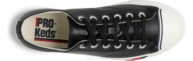 Keds tênis clássico de couro royal lo R28H135 calçados preto unissex