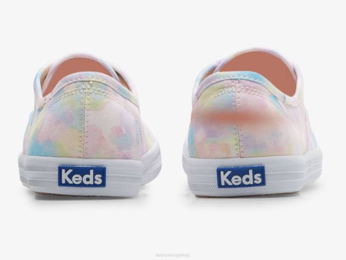 Keds tênis com estampa abstrata campeão R28H159 calçados rosa mulheres