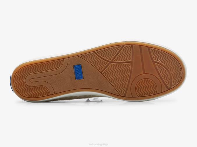 Keds tênis com listras caneladas center iii R28H155 calçados faixa bronzeada mulheres