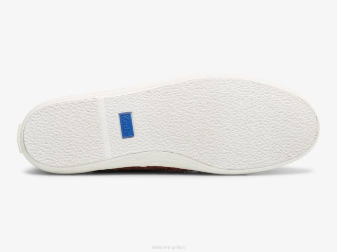 Keds tênis comemorativo com lantejoulas campeão R28H188 calçados Sienna queimado mulheres