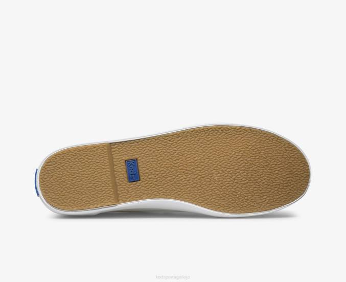 Keds tênis de couro kickstart R28H91 calçados Branco azul mulheres