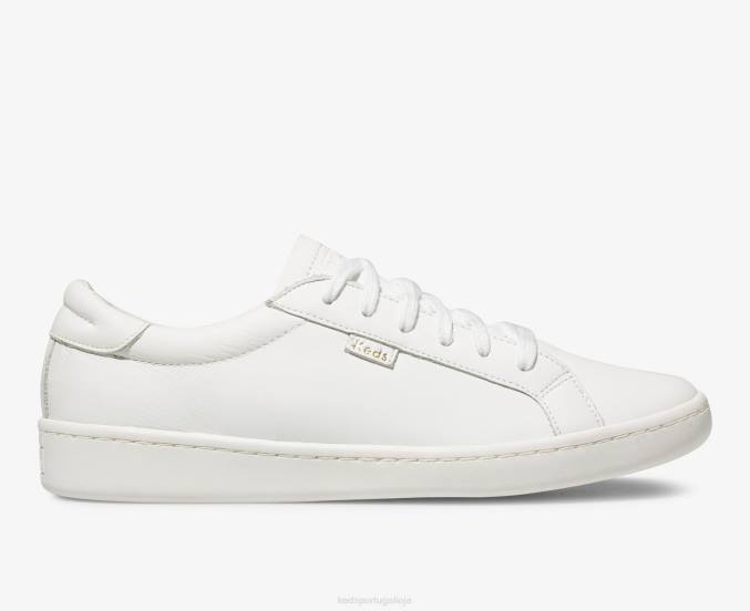 Keds tênis de couro ás R28H128 calçados branco mulheres