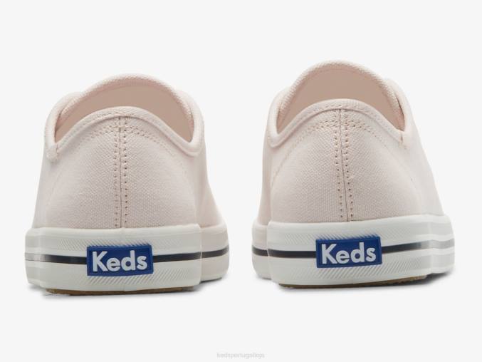 Keds tênis de lona kickstart R28H202 calçados luz rosa mulheres
