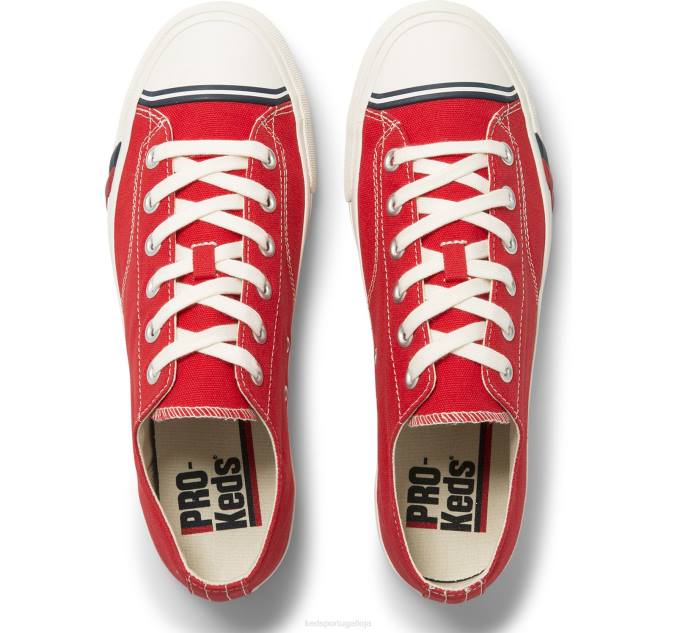 Keds tênis de lona royal lo R28H144 calçados vermelho unissex