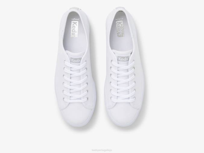 Keds tênis de lona triple up R28H89 calçados branco mulheres