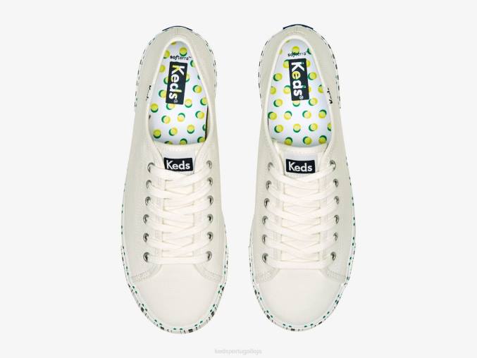Keds tênis de tênis kickstart R28H203 calçados Marinha Branca mulheres