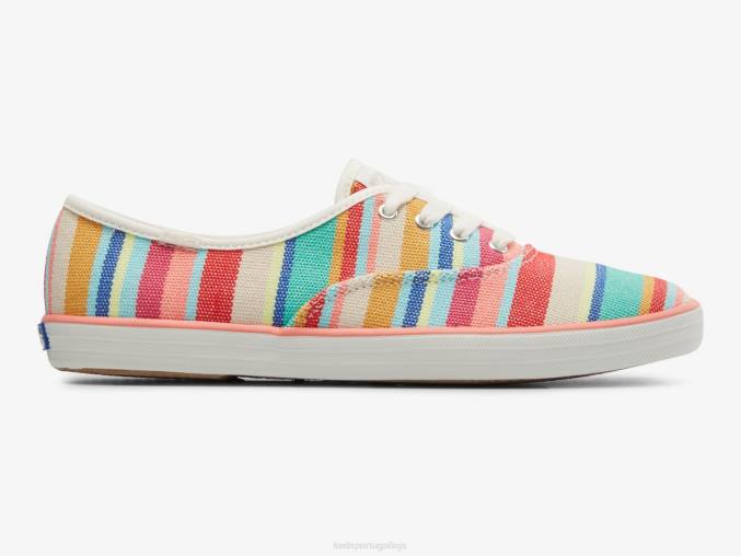 Keds tênis ecológico campeão R28H158 calçados rosa multi mulheres