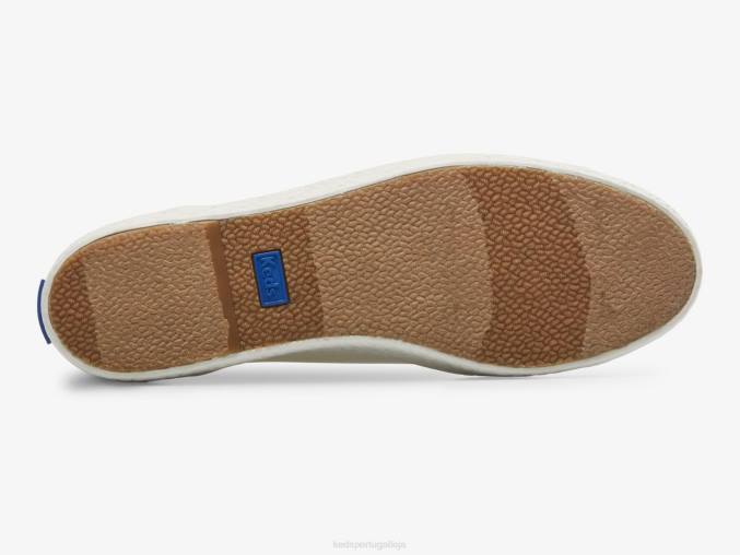 Keds tênis foxing com relevo em tela triple kick R28H171 calçados Branca de Neve mulheres