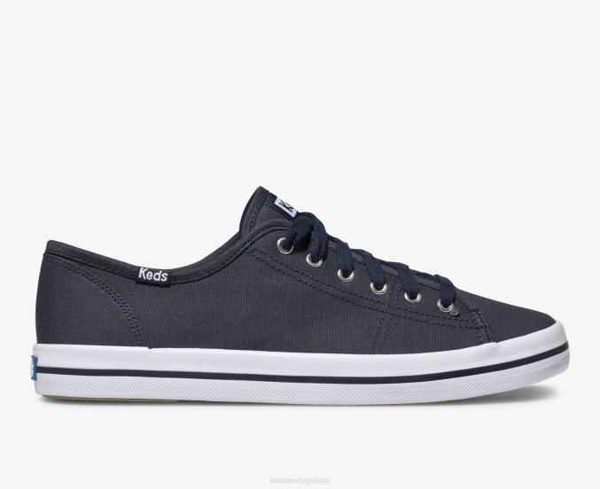 Keds tênis kickstart R28H123 calçados marinha mulheres