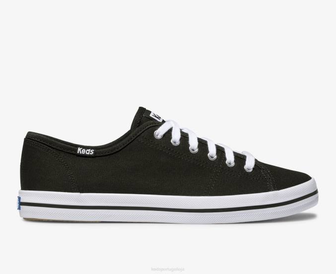 Keds tênis kickstart R28H125 calçados preto mulheres