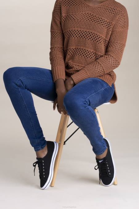 Keds tênis kickstart R28H125 calçados preto mulheres