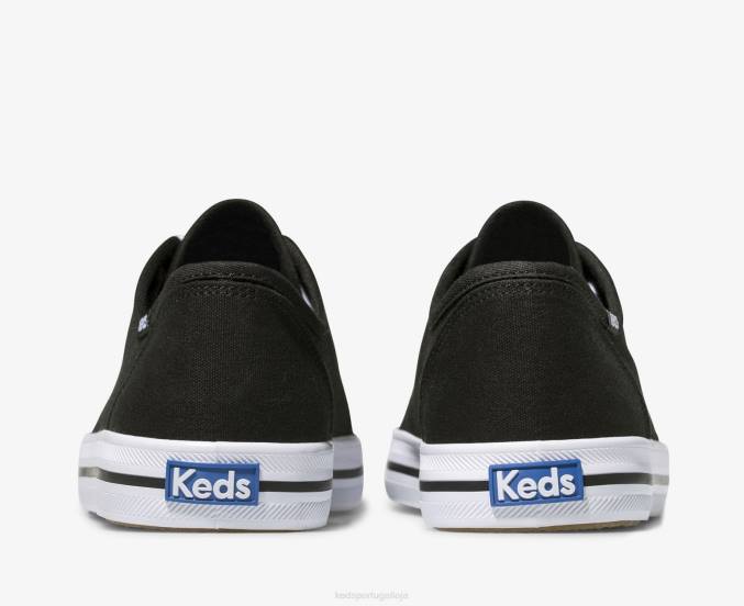 Keds tênis kickstart R28H125 calçados preto mulheres