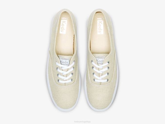 Keds tênis têxtil plataforma metálico R28H170 calçados prata mulheres
