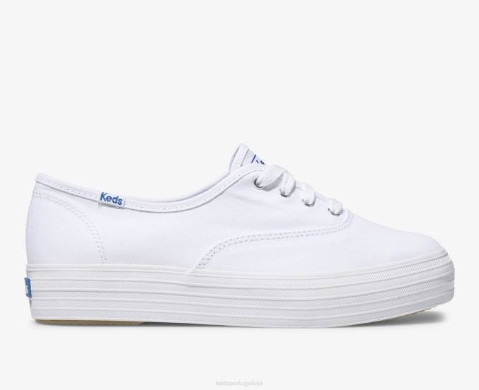 Keds tênis triplo R28H133 calçados branco mulheres