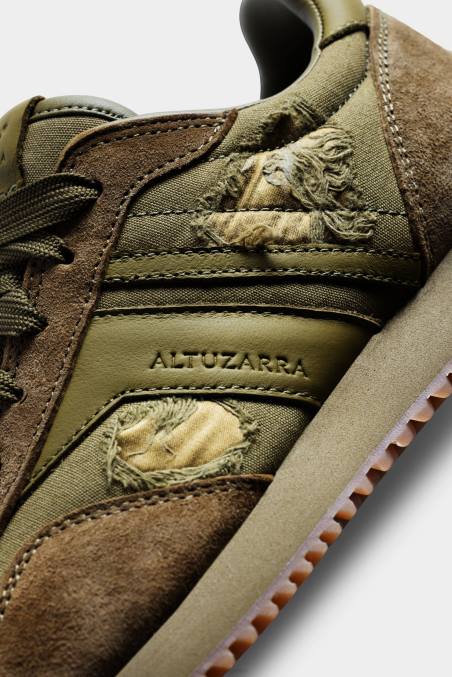 Keds x Altuzarra sapatilha renascentista R28H116 calçados Exército verde mulheres