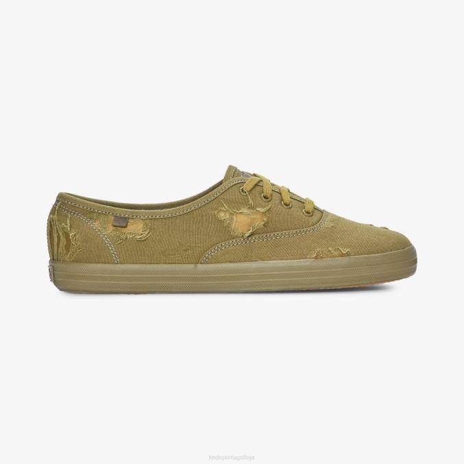 Keds x Altuzarra tênis campeão R28H118 calçados Exército verde mulheres