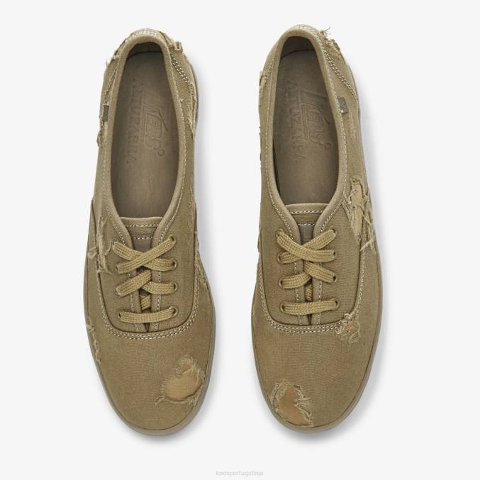 Keds x Altuzarra tênis campeão R28H118 calçados Exército verde mulheres