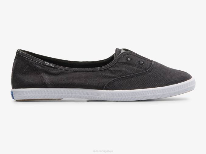 Keds Chillax mini sarja tênis slip on R28H36 calçados preto mulheres