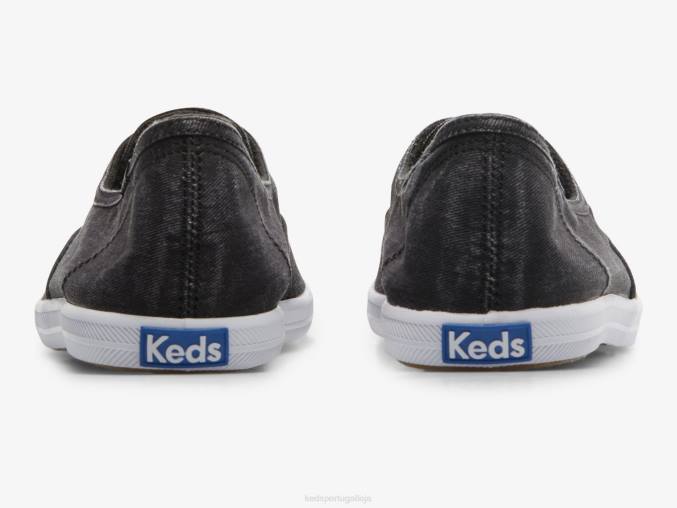 Keds Chillax mini sarja tênis slip on R28H36 calçados preto mulheres