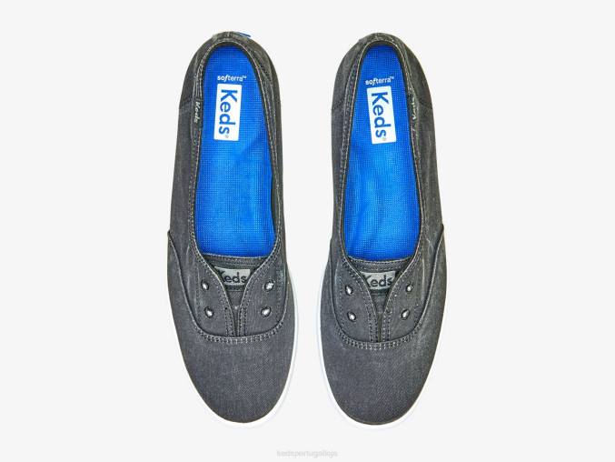 Keds Chillax mini sarja tênis slip on R28H36 calçados preto mulheres